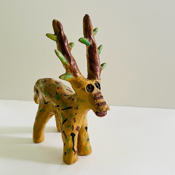 Vintage Mexican, rustic miniature figures, small clay animals, Chiapas 1960’s - Picture 12 of 12